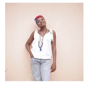 Haiti Design Co Ivory Tank